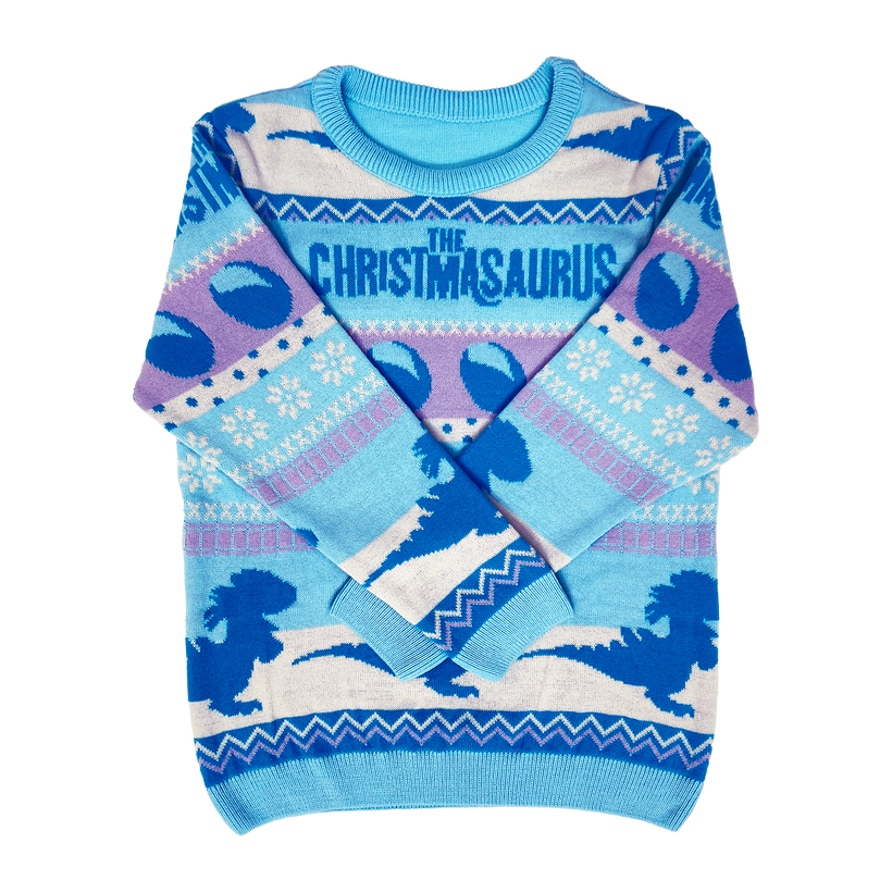 Christmasaurus Knitted Jumper